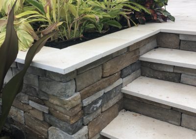 Totalscape commercial landscaping of stairs and garden dsign