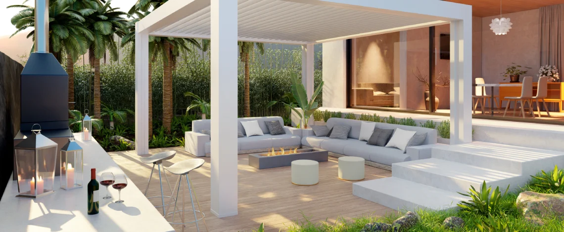build a pergola for tropical climates